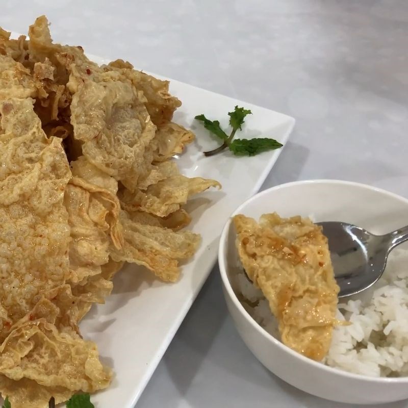 Bước 5 Thành phẩm váng đậu chiên