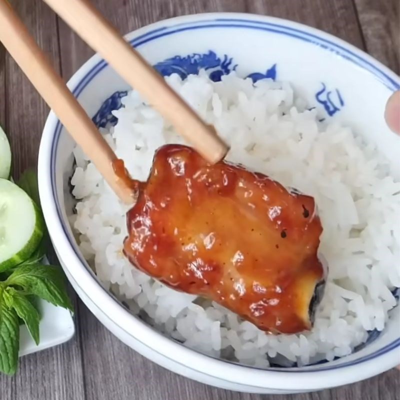 Bước 6 Thành phẩm sườn kho chua ngọt