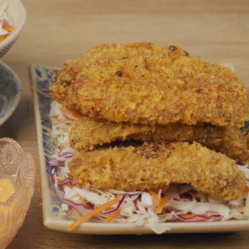 Bước 5 Thành phẩm Thịt thăn chiên xù