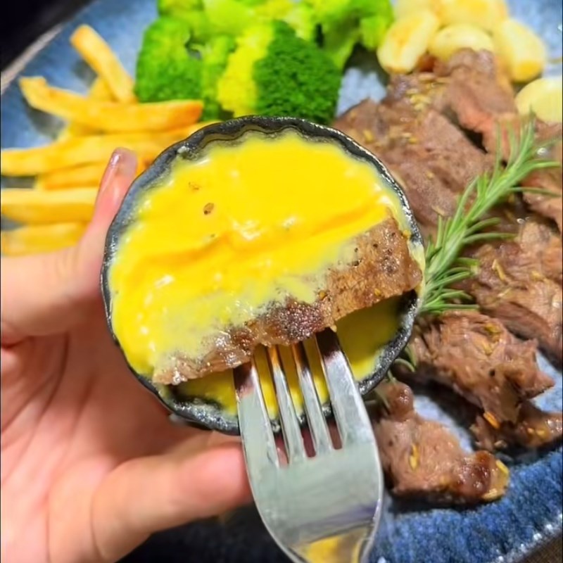 Bước 6 Thành phẩm Bò sốt trứng muối