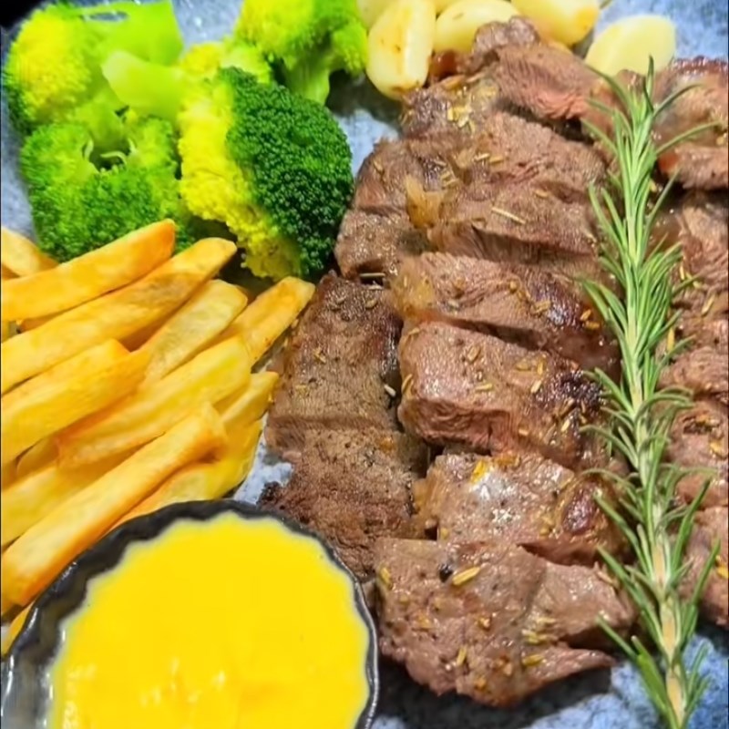 Bước 6 Thành phẩm Bò sốt trứng muối