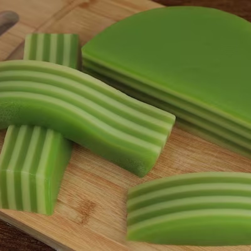 Bước 5 Thành phẩm Bánh da lợn nước cốt dừa