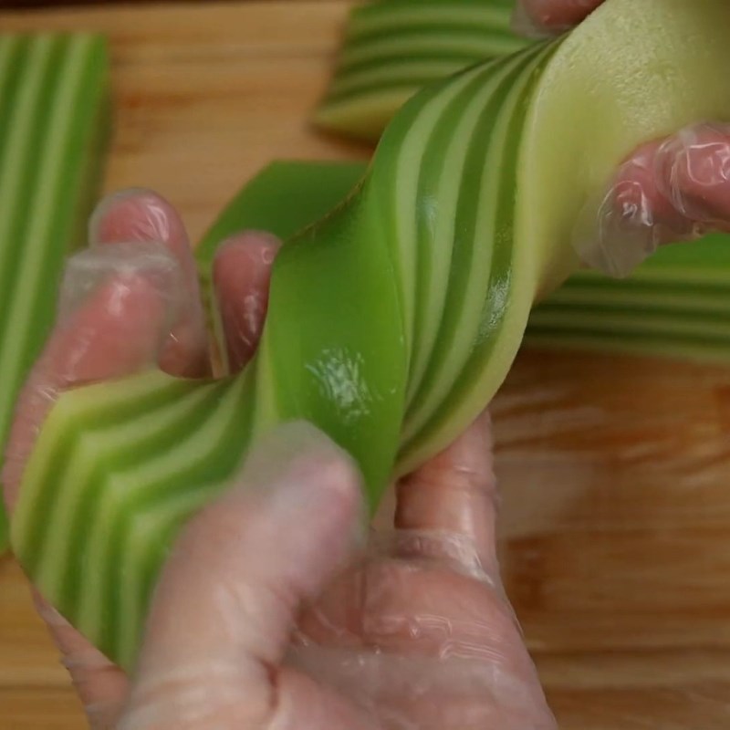 Bước 5 Thành phẩm Bánh da lợn nước cốt dừa