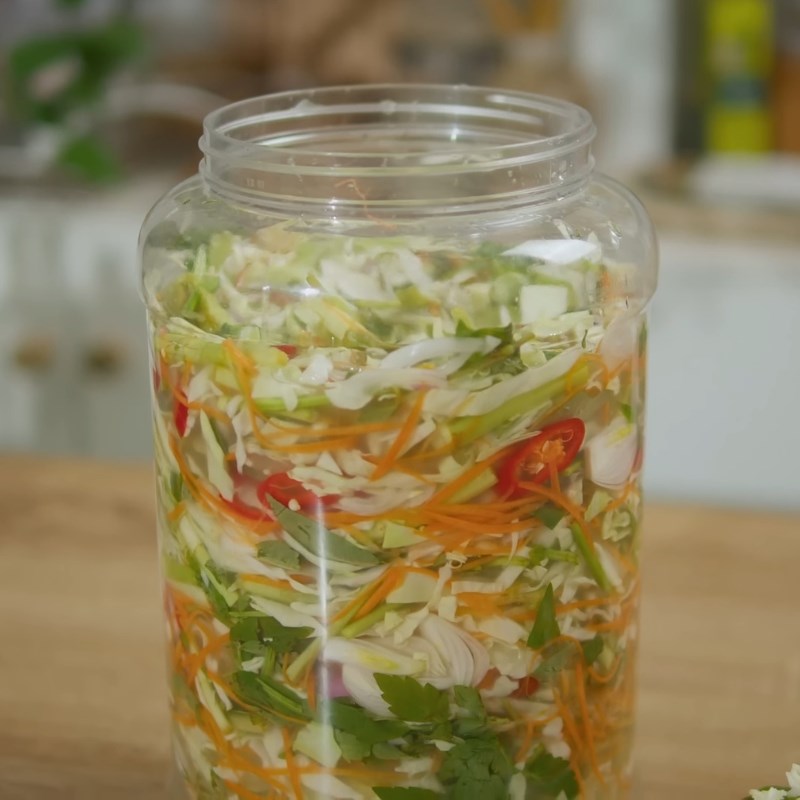 Bước 5 Thành phẩm Dưa bắp cải muối