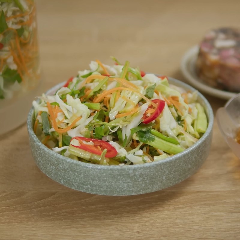 Bước 5 Thành phẩm Dưa bắp cải muối