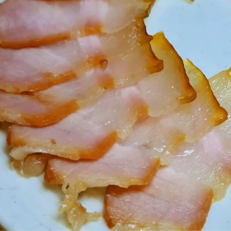 Bước 8 Thành phẩm thịt ba chỉ ngâm nước mắm