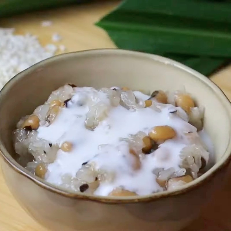 Bước 5 Thành phẩm Chè đậu trắng nước cốt dừa