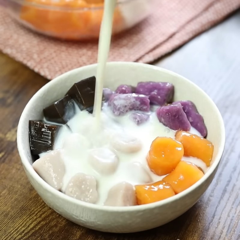 Bước 5 Thành phẩm Chè khoai dẻo nước cốt dừa