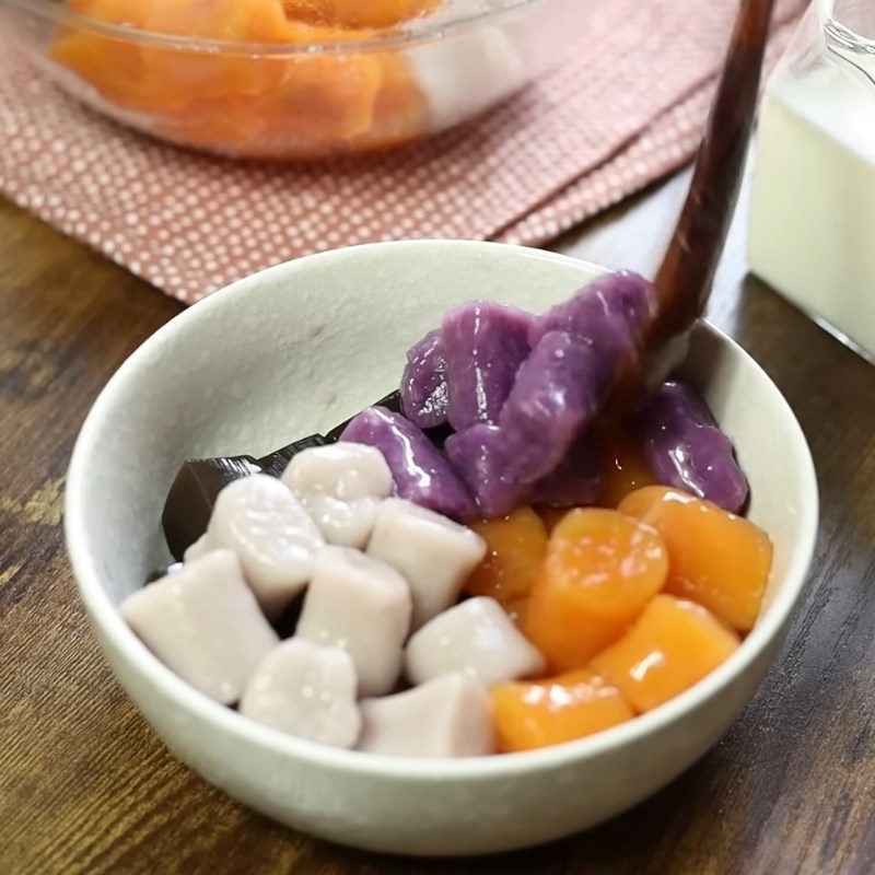 Bước 5 Thành phẩm Chè khoai dẻo nước cốt dừa