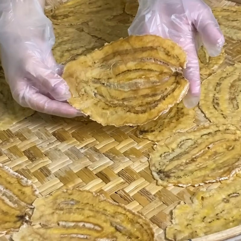 Bước 5 Thành phẩm Chuối ép phơi khô