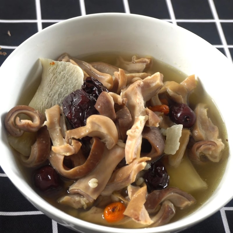 Bước 4 Thành phẩm Dạ dày hầm thuốc bắc