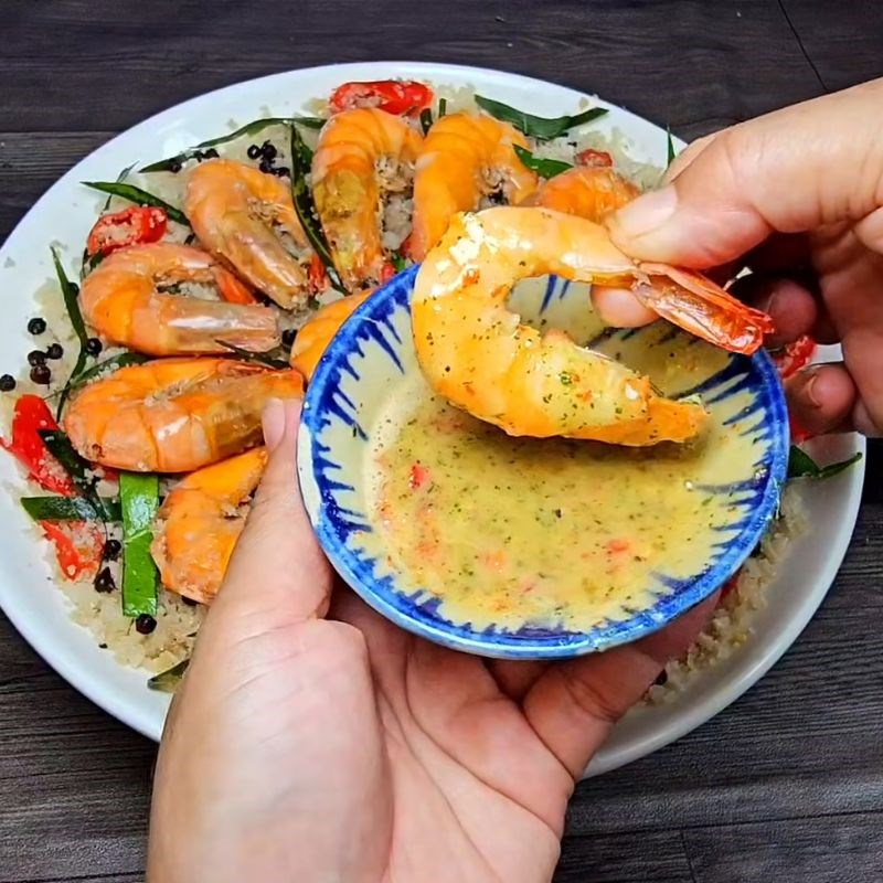 Bước 7 Thành phẩm tôm rang muối hột