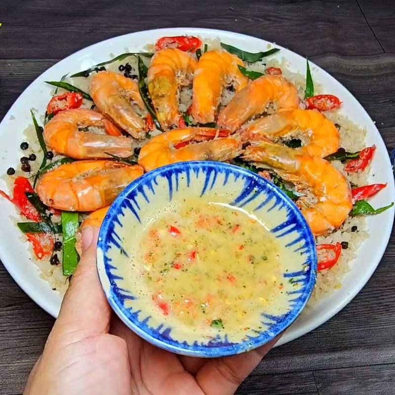 Bước 7 Thành phẩm tôm rang muối hột