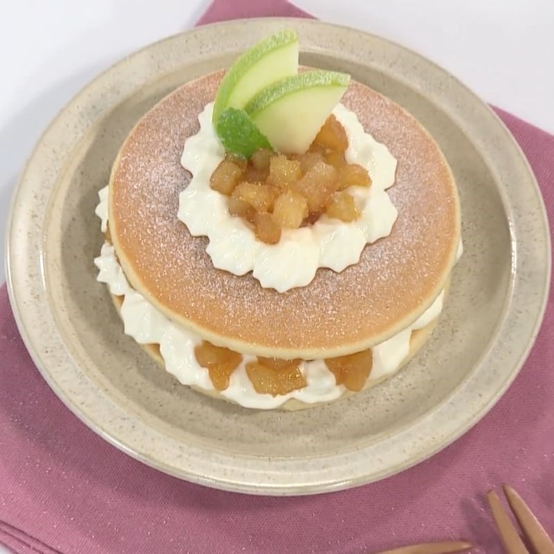 Bước 7 Thành phẩm Bánh pancake táo