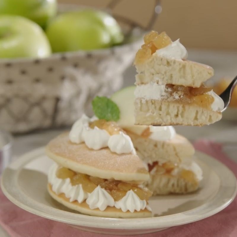 Bước 7 Thành phẩm Bánh pancake táo
