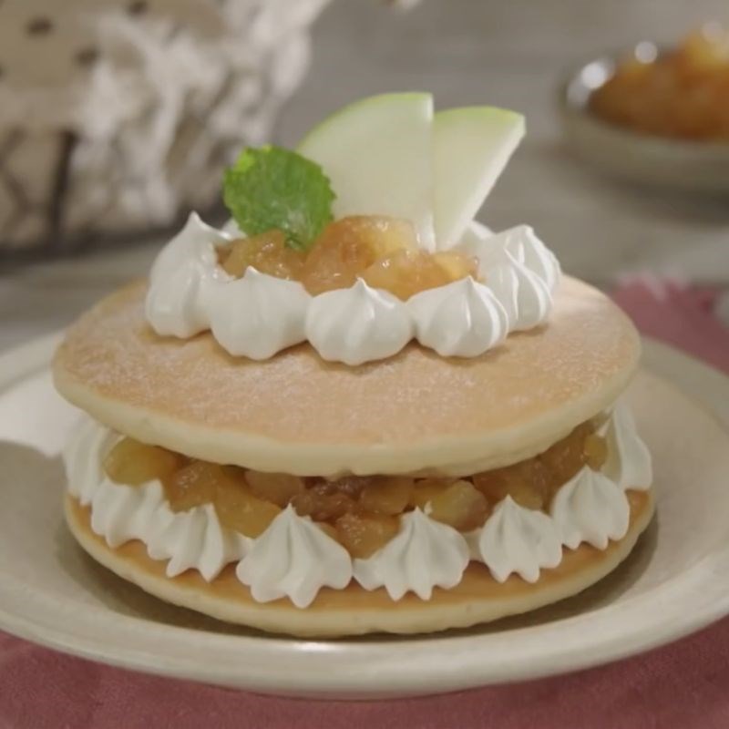Bước 7 Thành phẩm Bánh pancake táo