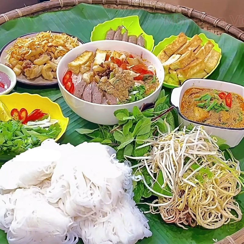 Bước 6 Thành phẩm Bún riêu cua tóp mỡ