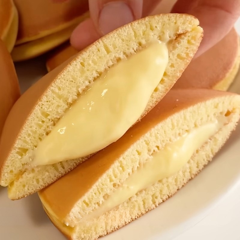 Bước 6 Thành phẩm Bánh rán Doremon từ bột mì