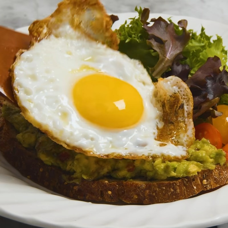 Bước 3 Thành phẩm Trứng chiên lòng đào