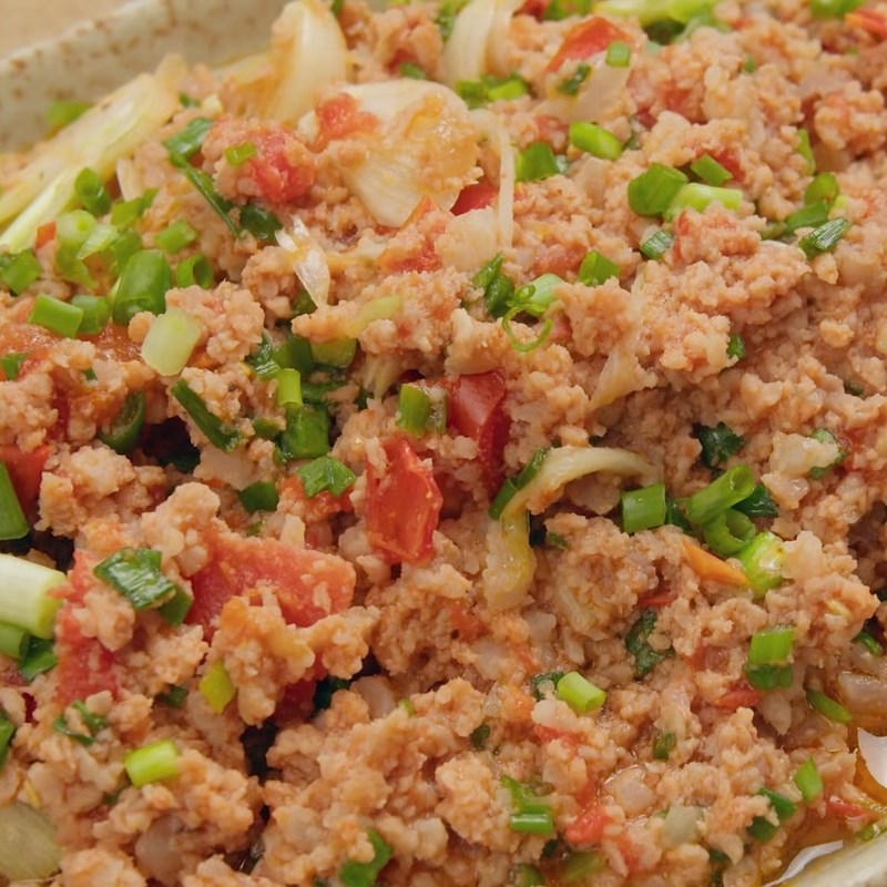 Bước 5 Thành phẩm Thịt băm sốt cà chua