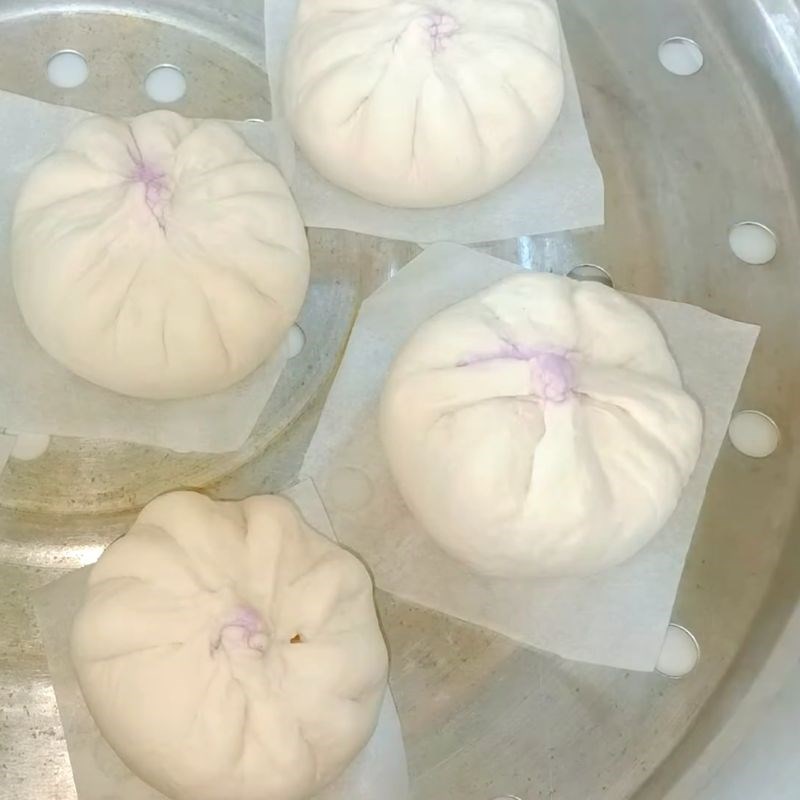 Bước 8 Ủ bánh và hấp bánh bao bánh bao nhân trứng muối
