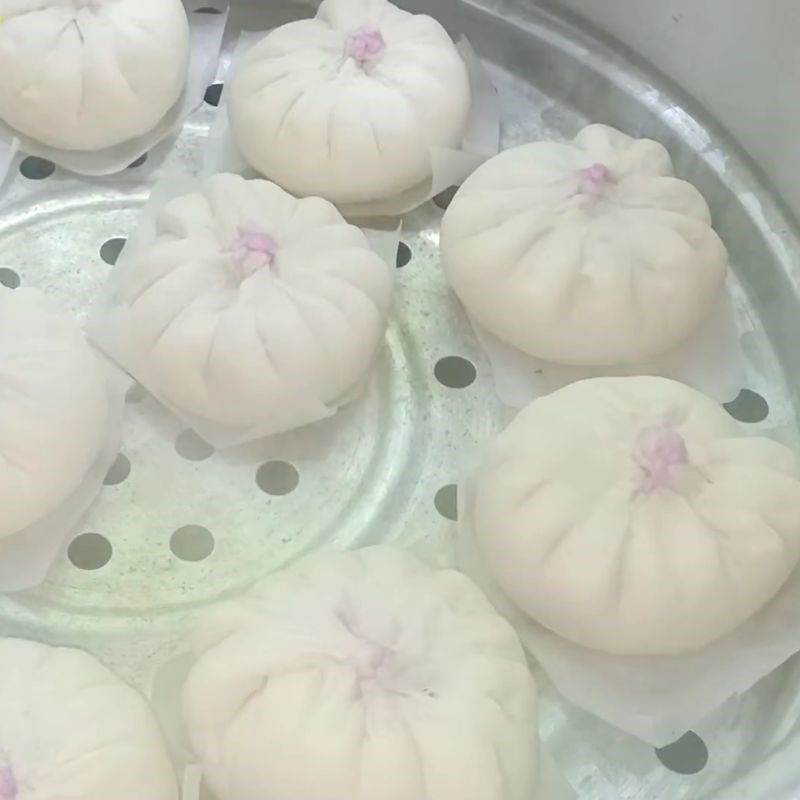 Bước 8 Ủ bánh và hấp bánh bao bánh bao nhân trứng muối