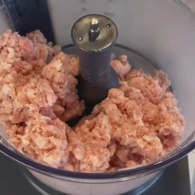 Bước 5 Xay giò lần 2 Giò lụa miền Bắc