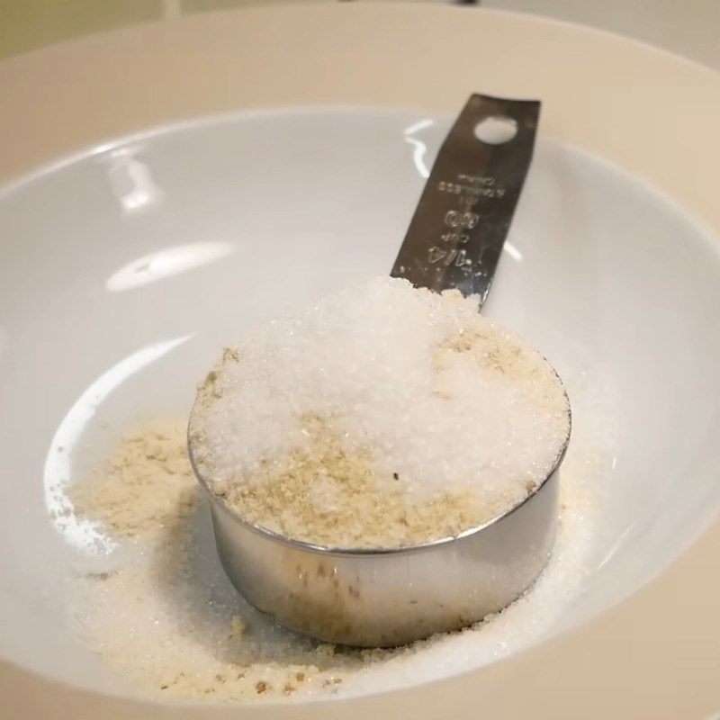 Bước 2 Xay và trộn bột chả chay đậm đà Chả chay chiên