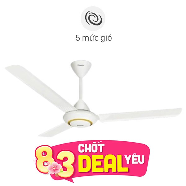 Quạt trần Panasonic 3 cánh F-60MZ2 66W