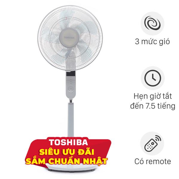 Quạt đứng Toshiba  5 cánh F-LSA20(H)VN 60W