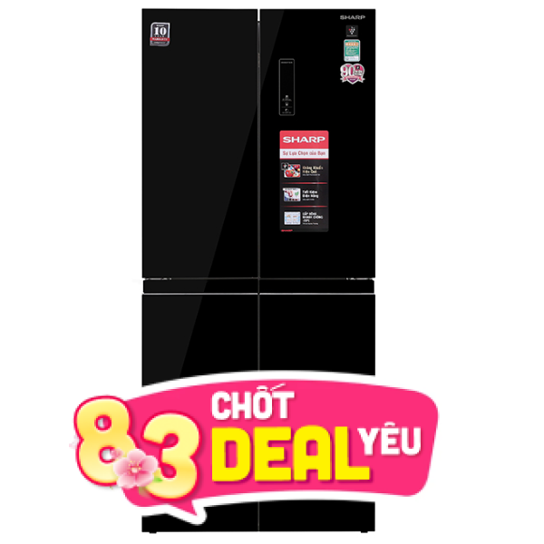 Sharp Inverter 401 lít SJ-FXP480VG-BK