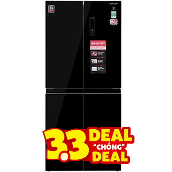 Sharp Inverter 401 lít SJ-FXP480VG-BK