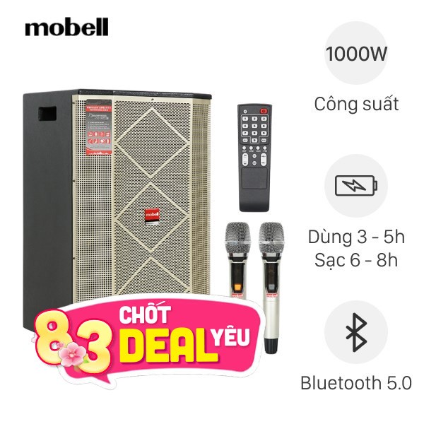 Loa kéo karaoke Mobell MK-7080 1000W