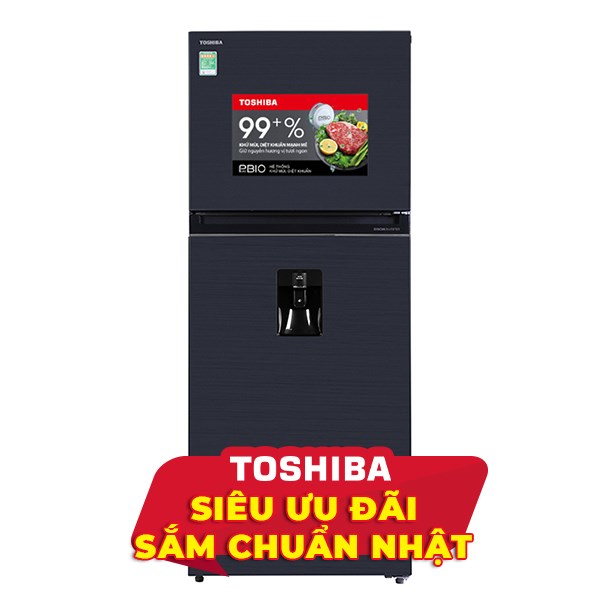 Toshiba Inverter 407 lít GR-RT535WE-PMV(06)-MG