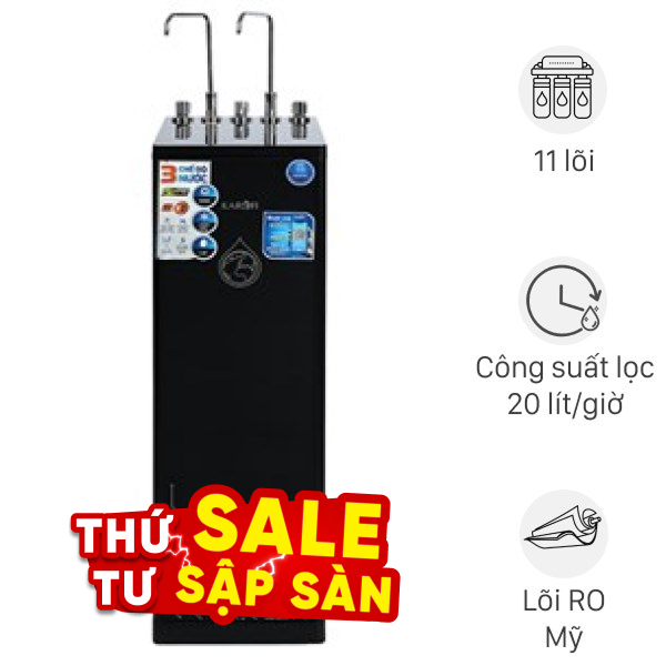 Máy lọc nước RO nóng nguội lạnh Hydrogen Karofi KAD-D66