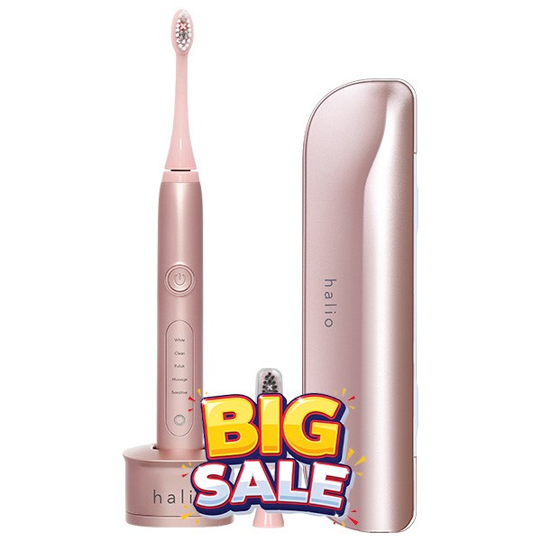 Bàn chải điện Halio Sonic Whitening Pro Rose Gold