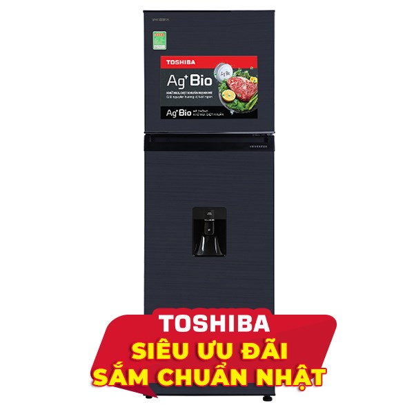 Toshiba Inverter 249 lít GR-RT325WE-PMV(06)-MG