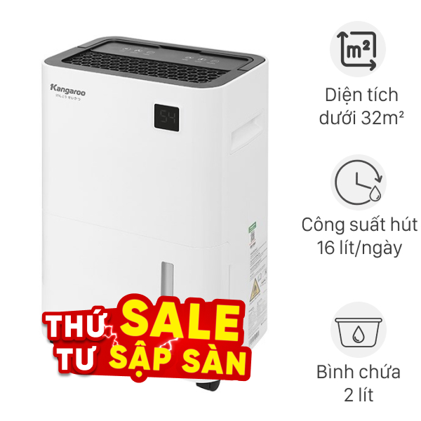 Máy hút ẩm Kangaroo KGDH16 225W