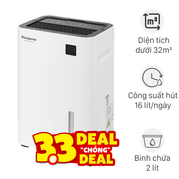 Máy hút ẩm Kangaroo KGDH16 225W