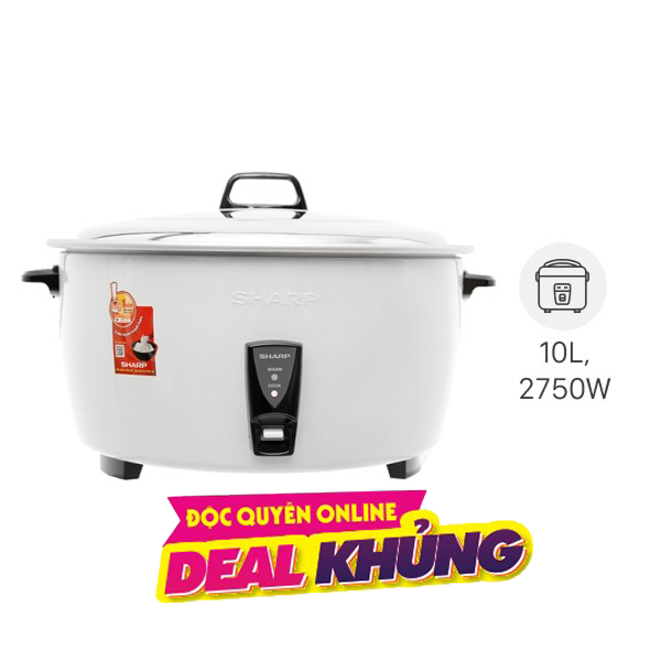 Nồi cơm nắp rời Sharp 10 lít KSH-D1010V