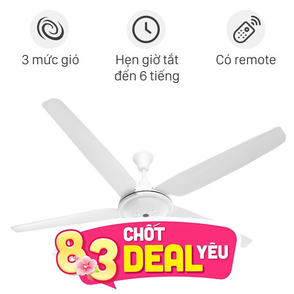 Quạt trần Kangaroo 5 cánh KGSF056051 56W