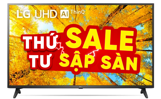 Smart Tivi LG AI 4K 43 inch 43UQ7550PSF