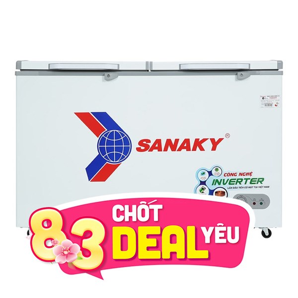 Tủ đông Sanaky Inverter 410 lít VH-5699HY3