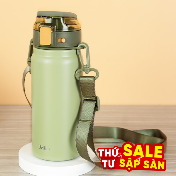Bình giữ nhiệt nóng lạnh Inox 600 ml Delites XB-21133