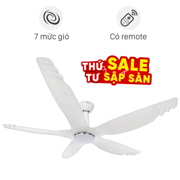 Quạt trần AC 5 cánh DC inverter ACF04D605 50W