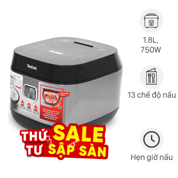 Nồi cơm điện tử Tefal 1.8 lít RK776B68