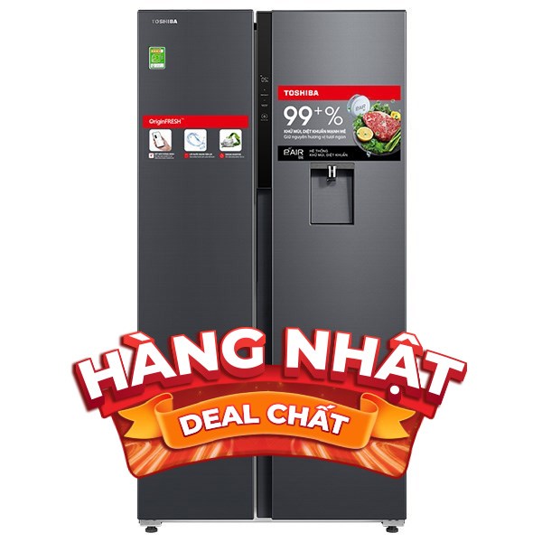 Toshiba Inverter 596 lít GR-RS775WI-PMV(06)-MG