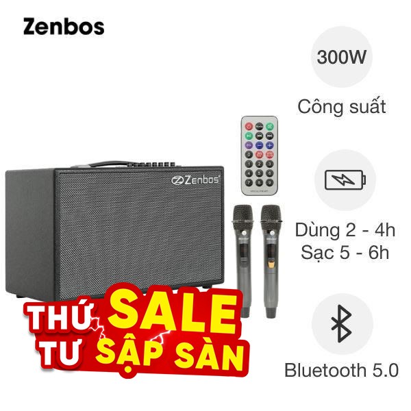 Loa karaoke xách tay Zenbos K-180