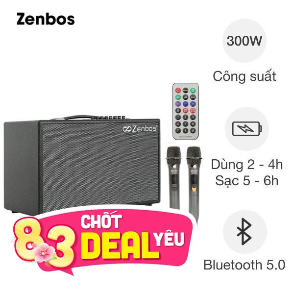 Loa karaoke xách tay Zenbos K-180