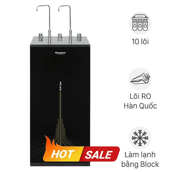 Máy lọc nước RO nóng nguội lạnh Hydrogen Kangaroo KG10A13 10 lõi